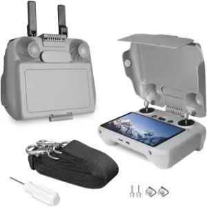 DJI 미니 5 프로 /미니 4 /매빅 /플립 /에어 3S 3 액세서리용 목 랜야드가 있는 Arzroic RC 2 보호 선 후드