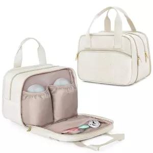 맘코지 메델라 엘비 펌프와 호환되는 쿨러가 장착된 파스롬 웨어러블 유방 펌프 가방 워킹맘을 위한 휴대용