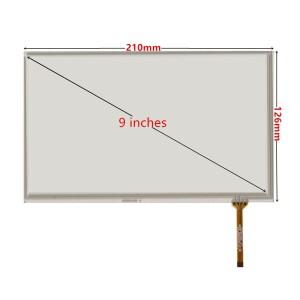 터치스크린9인치 4 와이어 211X126 저항 스크린 AT090TN10 원래 필기 자동차 DVD 네비게이션 GPS 터치 패널