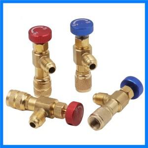 1 조각 에어컨 냉매 안전 밸브 R410A R22 1/4 