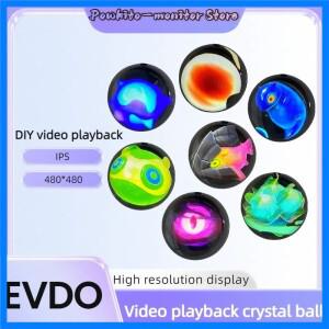 태아 초음파 맞춤형 전자 스크린 선물 커플 애완 동물 및 메모리에 적합한 3D 크리스탈 볼비디오 플레이어