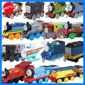 오리지널 토마스와 친구들 자동차 트랙 마스터 기차 철도 합금 엔진 니아 샌디 퍼시 장난감 남아 어린이 선