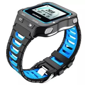 포어러너 920XT 더블 색상 교체 시계 밴드 고무 손목 밴드에 대한 Garmin 부드러운 실리콘 스트랩 벨트