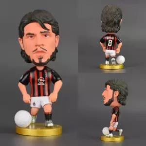 축구 선수 피규어 메시 호환 모형 세트 대표선수 휴대용