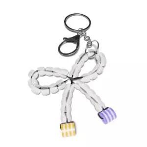 야광비즈 리본키링 만들기 열쇠고리 키홀더 스트랩 악세서리 자외선반응 관찰 (5인용 1세트)