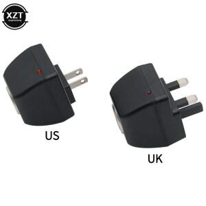 시거잭 자동차 전자 기기용 USB 220V AC 12V DC 어댑터 소켓 자동 충전기 EU 미국 영국 플러그