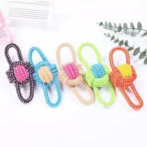 PET 강아지 장난감 이갈이 공 터그 놀이 로프 볼고리 강아지공놀이 강아지공