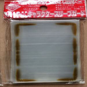 50개/팩 유희왕! KMC WTG PTCG 카드 슬리브 게임 보호대 커버 케이스