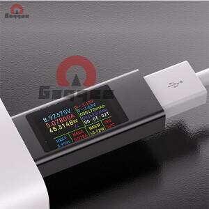 KWS-MX23 USB 테스터 1.06인치 IPS 디스플레이 DC 4-30V 0-8A 전력계 전압 전류 용량 모니터 충전기 용