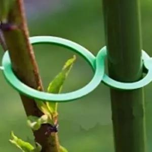 소형 8자 고추 끈 줄 클립 식물 고정 핀 링 철사 줄기 연결 지주대 원예용 타이 나비 버클 화초 지지대 원