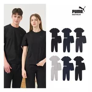 푸마 트레이닝 남녀 3종세트반팔반바지조거팬츠 3컬러 택1 366802