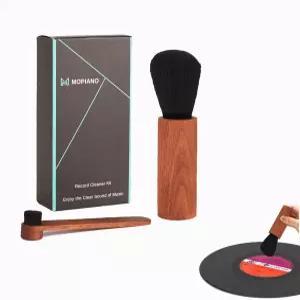 모피아노 비닐 레코드 클리너 키트 LP CD 앨범용 브러시 및 턴테이블 스타일러스 정전기 방지 먼지 청소
