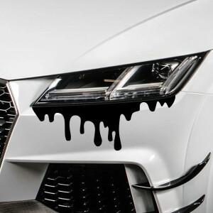 루보식 재미 물방울 혈액 효과 자동차 스티커 데칼 방수 스크래치 비닐 창문 헤드전구 범퍼 트럭 장식