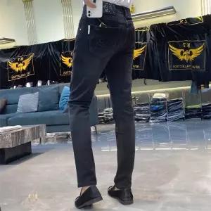 팬츠 남자 청 추동 패치 슬랙스 슬림핏 트렌디 스판 배기핏 찢어진 원픽4