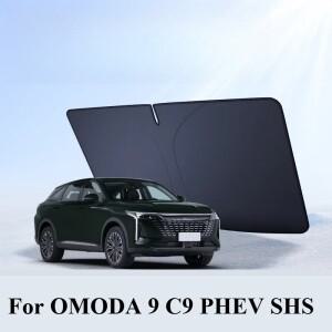 OMODA 9 C9 PHEV SHS 2025 용 자동차 앞 유리창 햇빛 가리개 액세서리 창문 단열 보호 부품