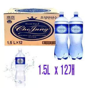 일화 초정탄산수 플레인 1.5리터 12병