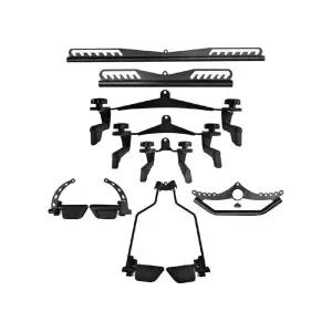 랫풀다운맥 8종 바 그립 블랙 레드 롱풀 세트 케이블