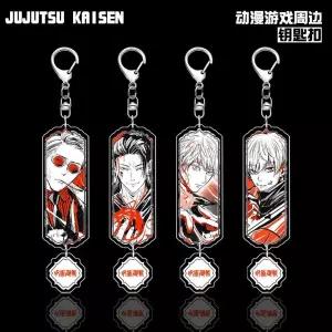 주술회전굿즈 고죠 사토루 게토 나나미 켄토 이누마키 토게 아크릴 키링 가방고리 열쇠고리