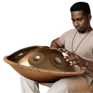 행드럼 초보자 텅드럼 명상 블루9톤 악세사리 HANDPAN 가 행팬 연습용 드러머