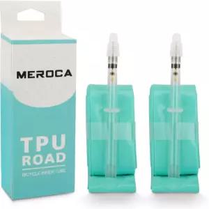 TINGSING 2팩 TPU 내부 튜브 700C x 23-35C 자전거 45L/65L/80L 프레스타 밸브 27.5인치 타이어 도로용