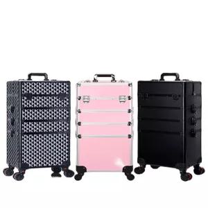 네일박스 가방 4단 이동식 메이크업캐리어 겸용 가벼운