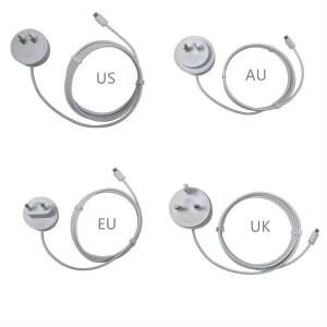 Google Home Mini 호환(1세대)용 EU/US/AU/UK AC 어댑터 전원 공급 장치 충전기 마이크로 USB 5V 1.8A G100