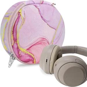 소니 WH-1000XM4 WH-1000XM3 MDR-1000X WH-H910N과 호환되는 지크리아 NOVA 헤드폰 케이스 케이블 수납이