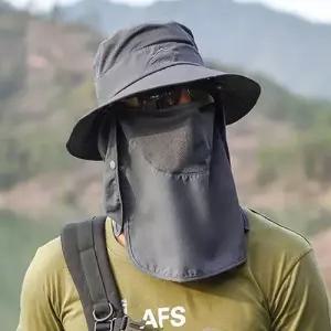 남성 등산 스포츠 자외선 차단 그늘막 선가드 모자 WAEEE8F