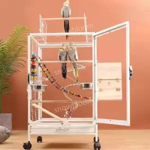 아크릴 앵무새 새장 대형 새집 투명 기본형 이동식