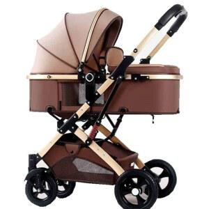 접이식 유모차 4륜구동 쇼핑카트 초경량 절충형 스쿠터 고경사륜