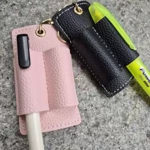 펜홀더 키링 핸드메이드 가죽 백팩 메모 필기 간호사