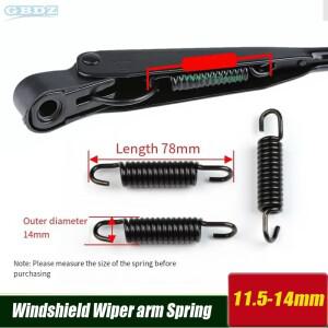 자동차 와이퍼 스프링 암 액세서리 강한 후크 폭 11.5-14mm 길이 68-110mm