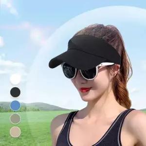 [콩심팥심]여름 썬캡 햇빛 골프 썬바이저 데일리 모자 테 여름캡모자 밭일모자