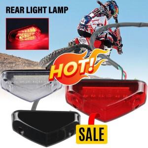 12V 범용 바이크 오토바이 테일 리어 라이트 램프 전동 브레이크 스톱 번호판 모토 부품 드롭쉬핑