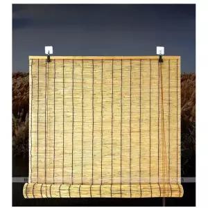 대나무 도어 커튼 매트 파티션 밀짚 천장 블라인드