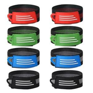 8개 자전거 발목 다리 벨트 스트랩 휴대용 부품 브레이스 밴드 페달 달리기