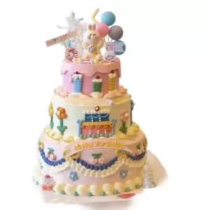 모형 케이크 데코 파티 장식 만들기 키트 셀프 웨딩홀 디스플레이 생일 크리스마스 촬영소품