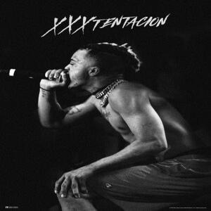 XXXtentacion 포스터 스테이지 BW 머천트 나쁜 분위기 영원히 XXX 17 앨범 아트 스킨 트랩 음악 미학