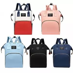 옥스포드 다용도 멀티수납 출산 백팩 기저귀가방 아기외출 분유 젖병 보온보냉