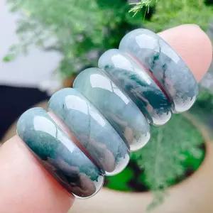 비취반지 옥 반지 원석 혼주 한복 가락지 비취 원석반지 선물 여자 전통