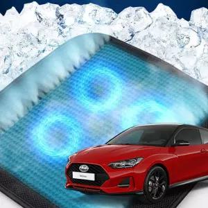 더뉴벨로스터 호환 차량용 쿨링시트 메쉬 4팬용방석 사무실 여름방석 자동차 의자 아이스 휴대용 용통풍 용