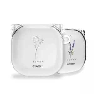 (트라이코지) 버즈라이브/버즈프로 클리어케이스 꽃길