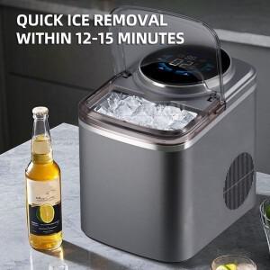 생산 Maquina Portatil De Fazer Gelo 대용량 아이스 큐브 기계 여름 제빙기