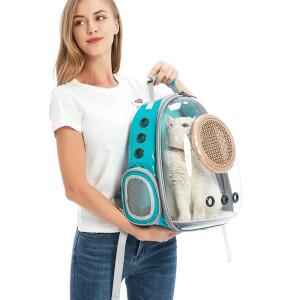 투명 고양이 배낭 외출 휴대용 우주 캡슐 강아지 어깨 애완견 캐리어 가방 애완용품