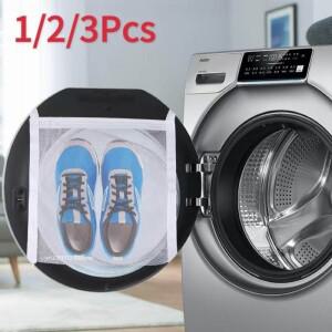 1/2/3pcs 세탁기 가방 메쉬 신발 용 휴대용 건조기 그물 문