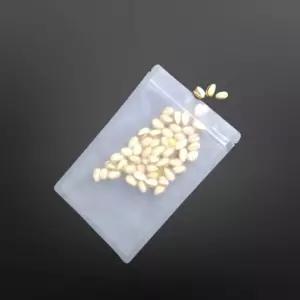 고급형 무광 지퍼식 PET 포장 봉투 17X25cm 100매한약파우치 음료치 파우치 비닐치