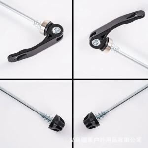 호환 자전거 퀵 릴리스 볼트 허브 꼬치 레버 액슬 도로 산악 교체 사이클링 부품 전면 120mm