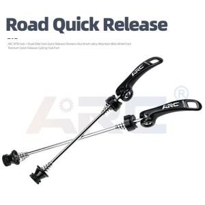 호환 ARC 자전거 꼬치 합금 CNC 퀵 릴리스 전면 100mm 도로 MTB 마운틴 QR 액슬 허브 부품