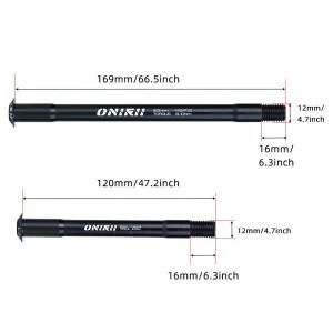 호환 스루 Axle12mm 도로 자전거 샤프트 앞/후면 허브 꼬치 앞바퀴 Skewers12x142mm 휠 축