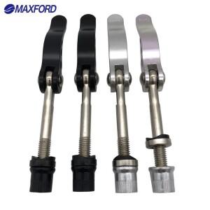 호환 MAX포드-자전거 퀵 릴리스 나사 볼트 M8X50/55/60/65/75mm  알루미늄 자전거 포스트 클램프 레버 꼬치